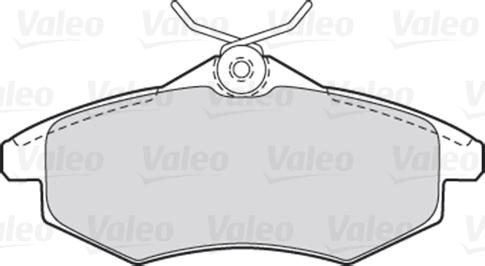 Valeo 301500 - Brake Pad Set, disc brake www.parts5.com