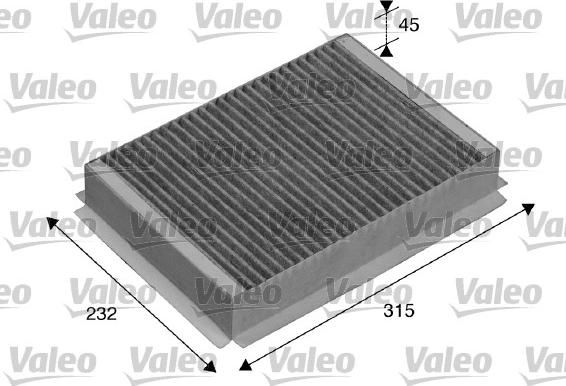 Valeo 715505 - Filter, interior air www.parts5.com