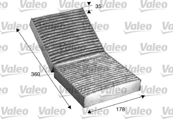 Valeo 715508 - Filter, interior air www.parts5.com