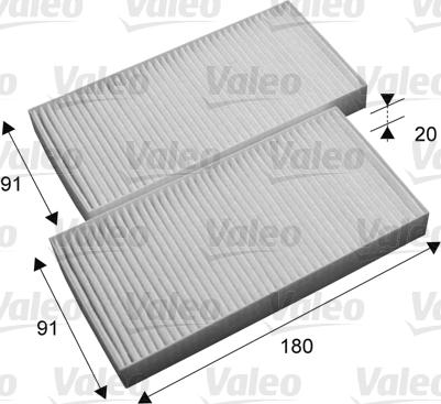 Valeo 715696 - Filter, interior air www.parts5.com