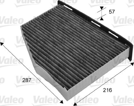 Valeo 715665 - Filter, interior air www.parts5.com