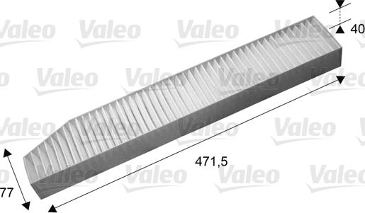 Valeo 715670 - Filter, interior air www.parts5.com