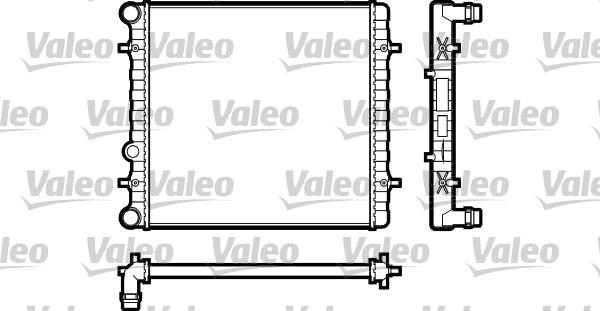 Valeo 731606 - Radiator, engine cooling www.parts5.com