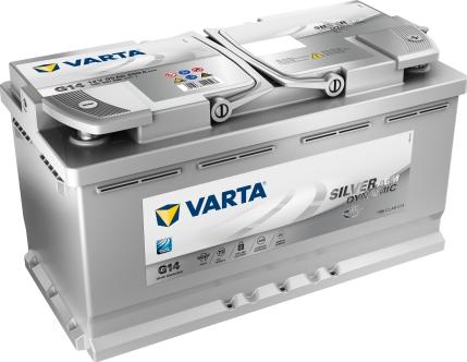 Varta 595901085D852 - Стартерная аккумуляторная батарея, АКБ www.parts5.com