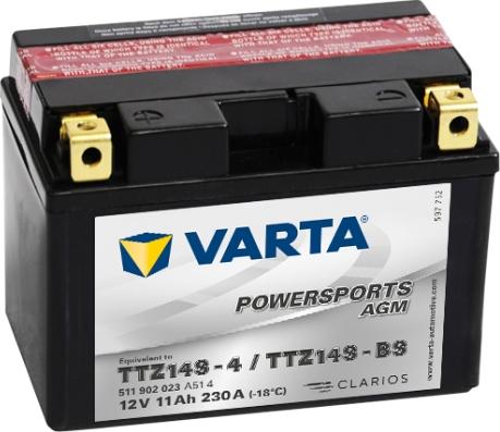 Varta 511902023A514 - Starter Battery www.parts5.com