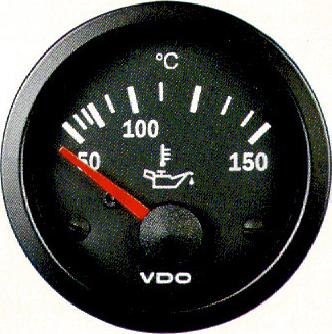 VDO 310-010-003K - Gauge, oil temperature www.parts5.com