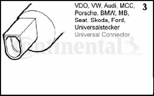 VDO 246-086-001-002Z - Water Pump, headlight cleaning www.parts5.com