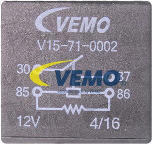 Vemo V15-71-0002 - Relay, main current www.parts5.com