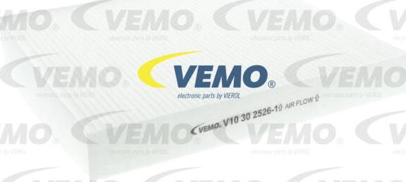 Vemo V10-30-2526-1 - Filter, interior air www.parts5.com