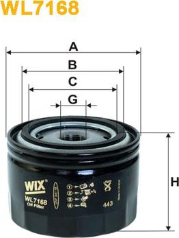 WIX Filters WL7168 - Oil Filter www.parts5.com