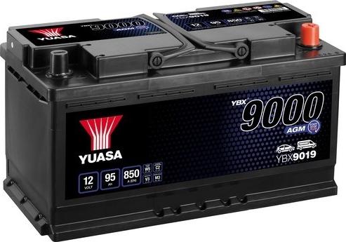 Yuasa YBX9019 - Стартерная аккумуляторная батарея, АКБ www.parts5.com
