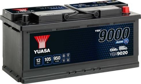 Yuasa YBX9020 - Starter Battery www.parts5.com