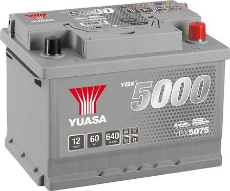 Yuasa YBX5075 - Стартерная аккумуляторная батарея, АКБ www.parts5.com