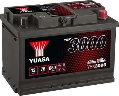 Yuasa YBX3096 - Стартерная аккумуляторная батарея, АКБ www.parts5.com