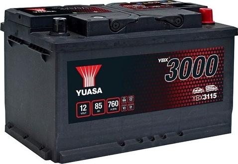 Yuasa YBX3115 - Starter Battery www.parts5.com