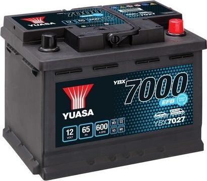 Yuasa YBX7027 - Стартерная аккумуляторная батарея, АКБ www.parts5.com