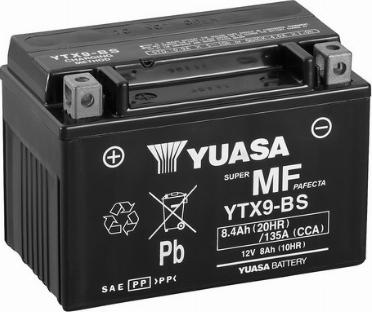 Yuasa YTX9-BS(CP) - Starter Battery www.parts5.com