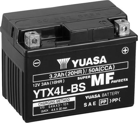 Yuasa YTX4L-BS - Starter Battery www.parts5.com