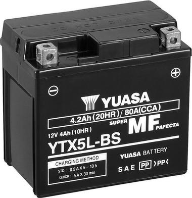 Yuasa YTX5L-BS - Starter Battery www.parts5.com