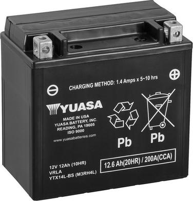 Yuasa YTX14L-BS - Starter Battery www.parts5.com
