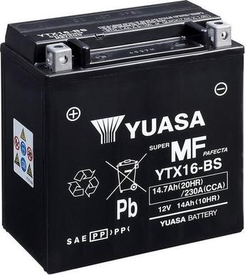 Yuasa YTX16-BS - Starter Battery www.parts5.com