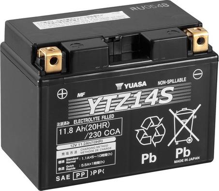 Yuasa YTZ14S - Starter Battery www.parts5.com