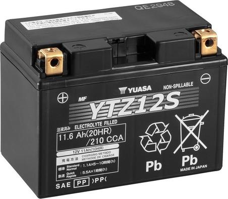 Yuasa YTZ12S - Starter Battery www.parts5.com