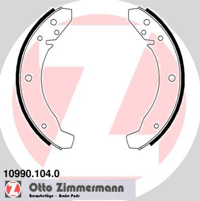 Zimmermann 10990.104.0 - Brake Shoe Set www.parts5.com