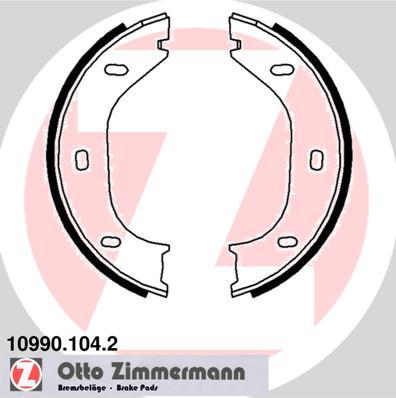 Zimmermann 10990.104.2 - Brake Shoe Set, parking brake www.parts5.com
