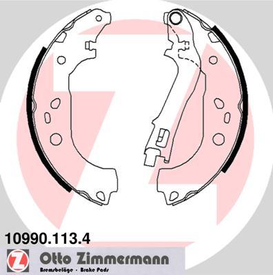 Zimmermann 10990.113.4 - Brake Shoe Set www.parts5.com