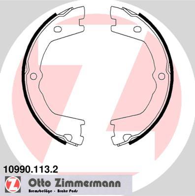 Zimmermann 10990.113.2 - Brake Shoe Set, parking brake www.parts5.com