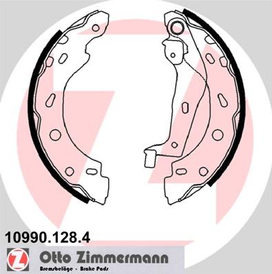 Zimmermann 10990.128.4 - Brake Shoe Set www.parts5.com