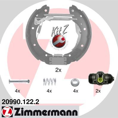 Zimmermann 20990.122.2 - Brake Shoe Set www.parts5.com