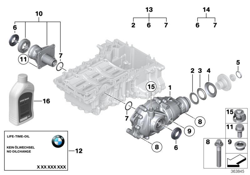 BMW 33 11 7 695 240 - Front axle diff.sep.comp.all-wh.drive v.: X pcs. www.parts5.com