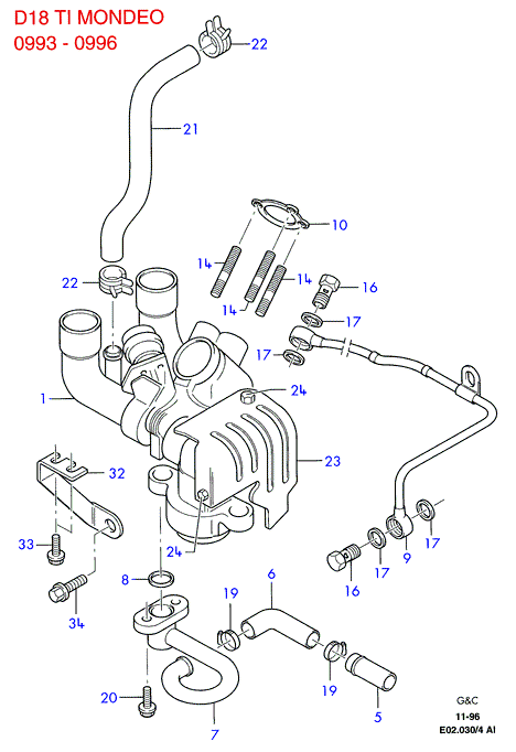 FORD 1448371 - Turbocharger, diesel                         (ai): 4 pcs. www.parts5.com