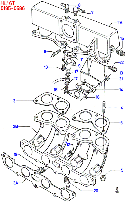 FORD 1 626 473 - Inlet manifold: 1 pcs. www.parts5.com