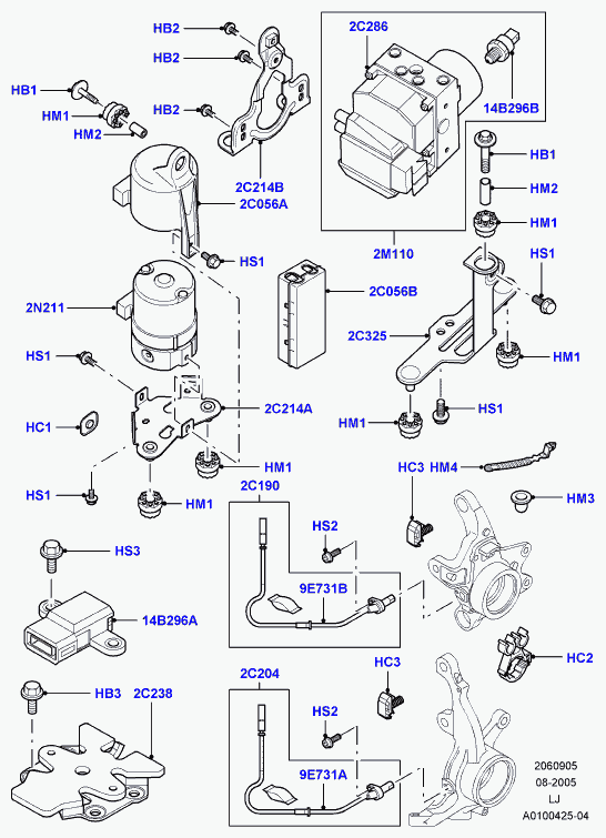 Land Rover SSB 0001 40 - Anti-lock braking system: 1 pcs. www.parts5.com