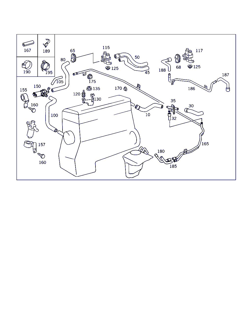 Mercedes-Benz A 001 830 34 84 - Heating water connection: 001 pcs. www.parts5.com