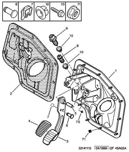 CITROËN/PEUGEOT 4534 27 - Brake pedal toe board assy contact switc: 01 pcs. www.parts5.com