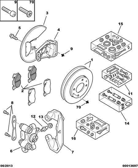 PEUGEOT (DF-PSA) 4252.56 - Rear brake disc caliper friction pad: 01 pcs. www.parts5.com