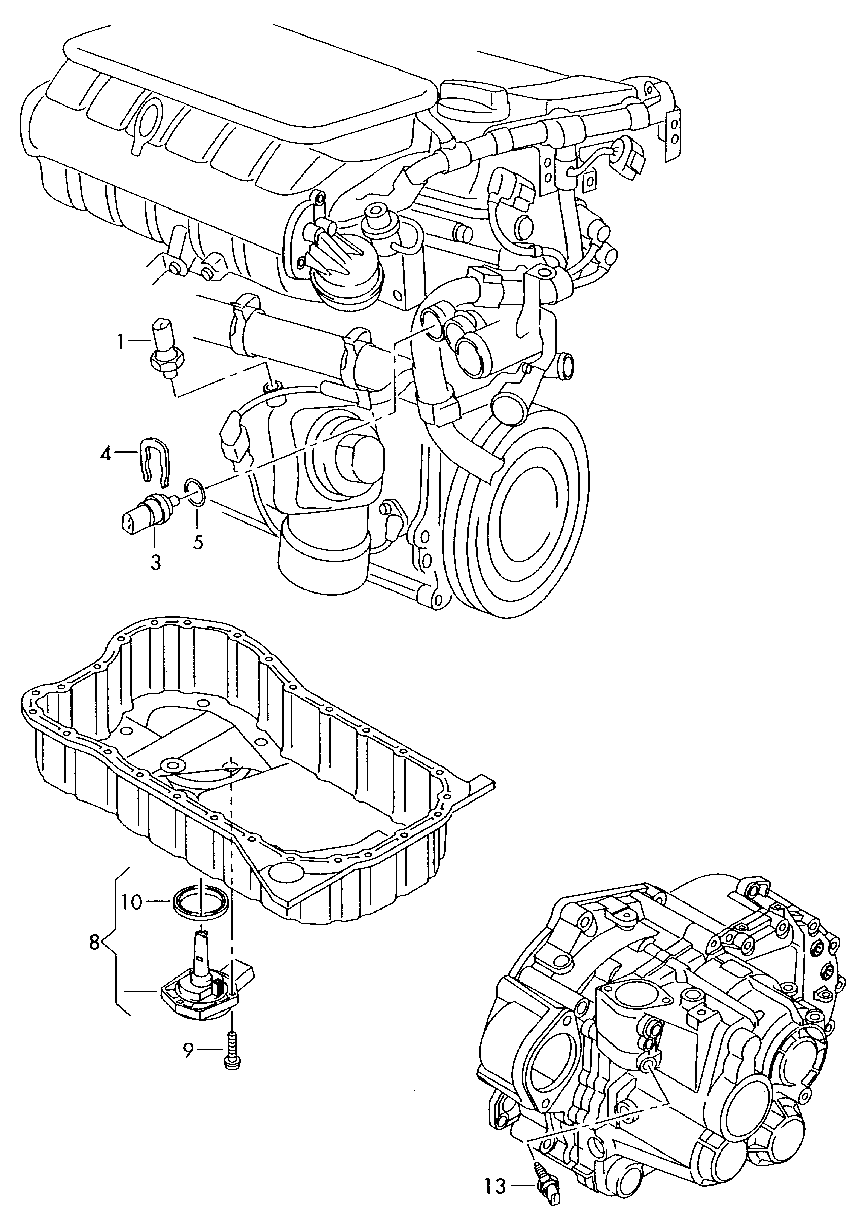 Skoda 038 919 081 P - Switches and senders on engine and gearbox: 1 pcs. www.parts5.com