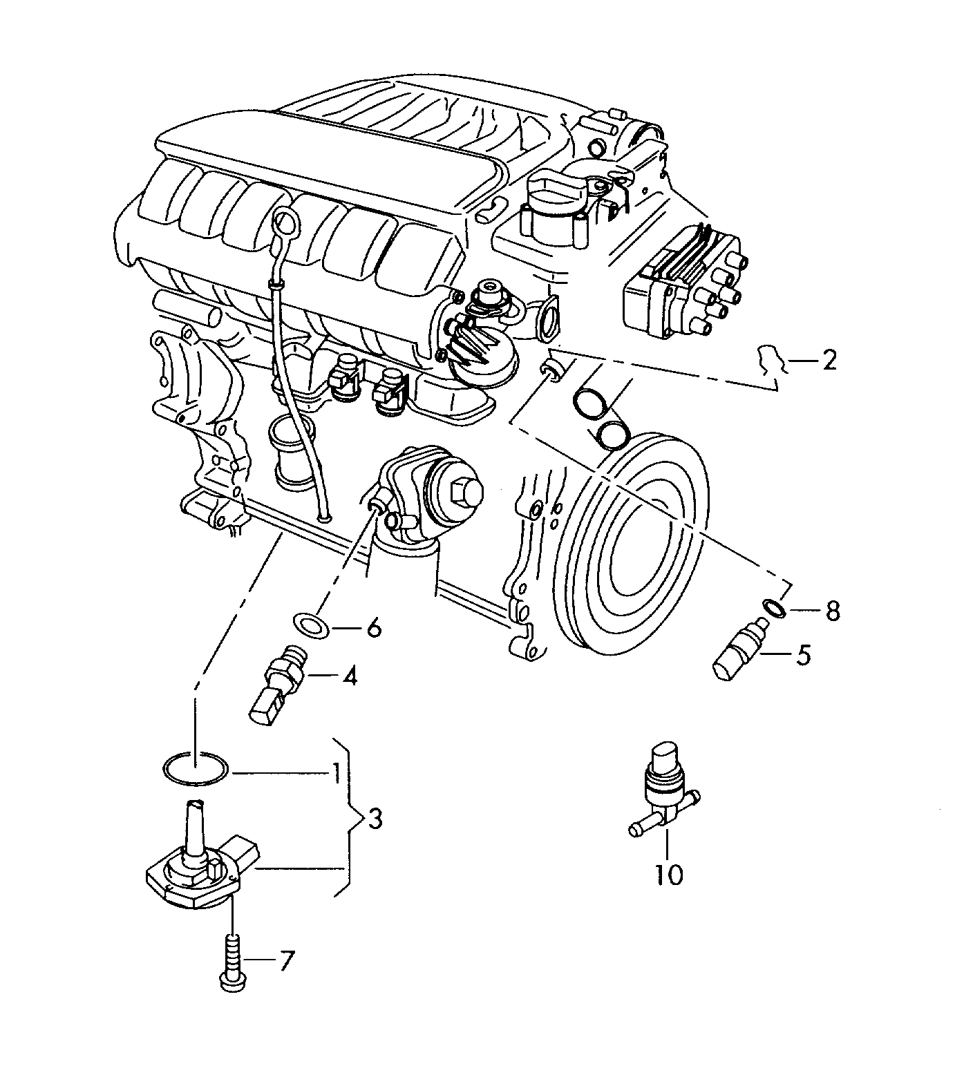 VW 070 919 501 D - Switches and senders on engine: 1 pcs. www.parts5.com